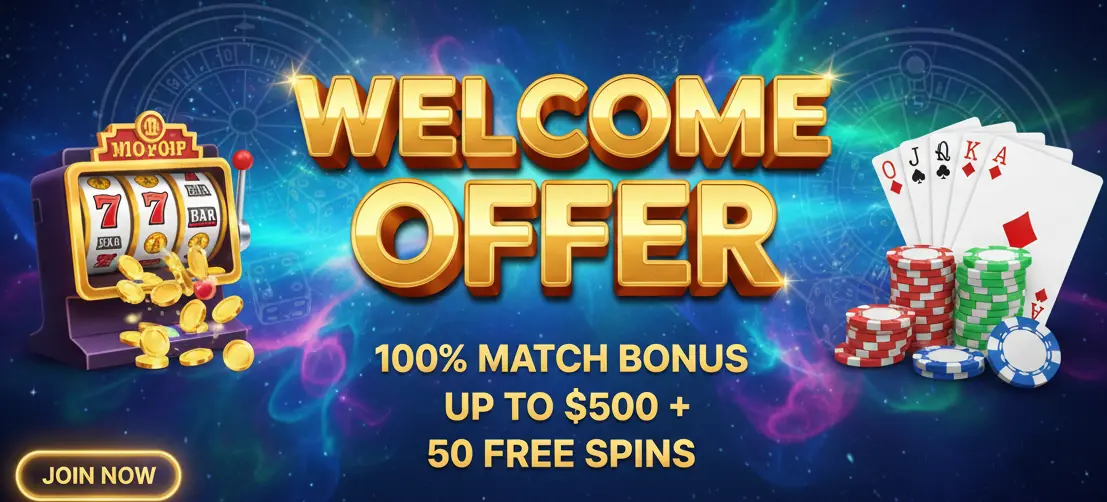 Rolling Slots casino welcome offer