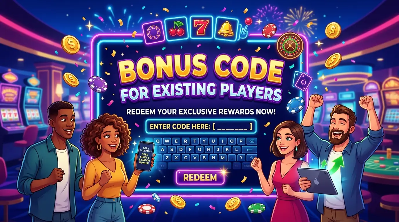 Rolling Slots existing player bonus code