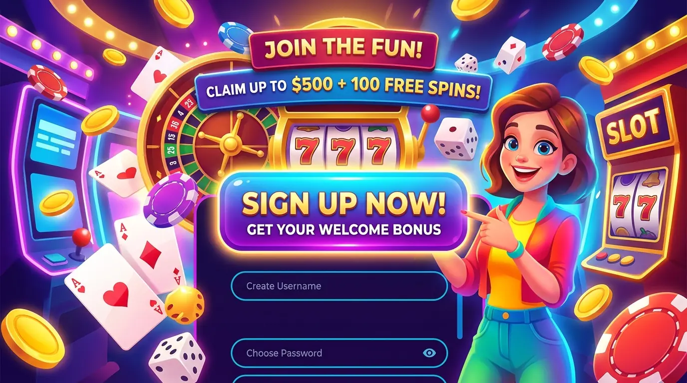 Rolling Slots casino registration